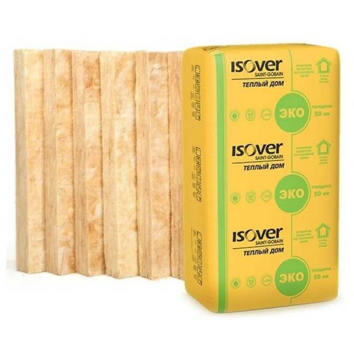 Утеплитель Isover Изовер Тёплый Дом Плита 50х610х1170 в Анапе